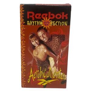 Reebok Rhythm Section: Aerobicaliente VHS 1996 Physical Fitness Latin Music